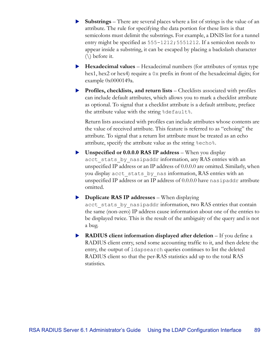 RSA Security 6.1 User Manual | Page 101 / 118