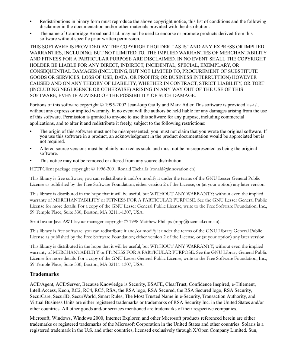 RSA Security 6.1 User Manual | Page 3 / 118