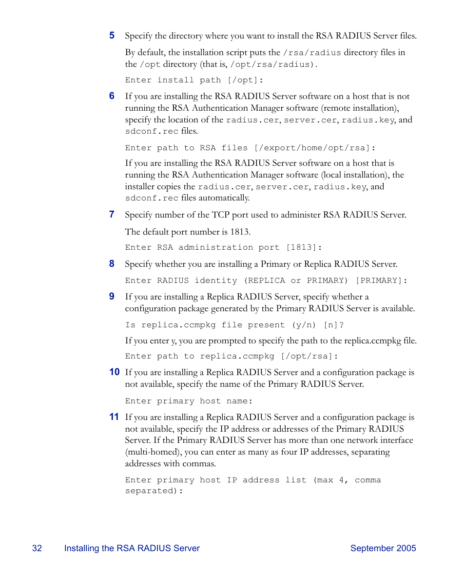 RSA Security 6.1 User Manual | Page 44 / 118