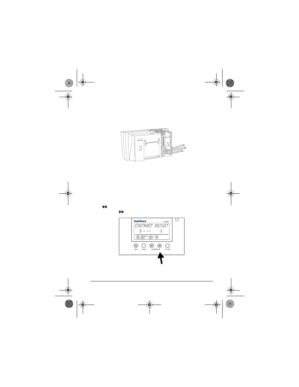 Adjusting the display contrast | Radio Shack CID-947 User Manual | Page 15 / 28