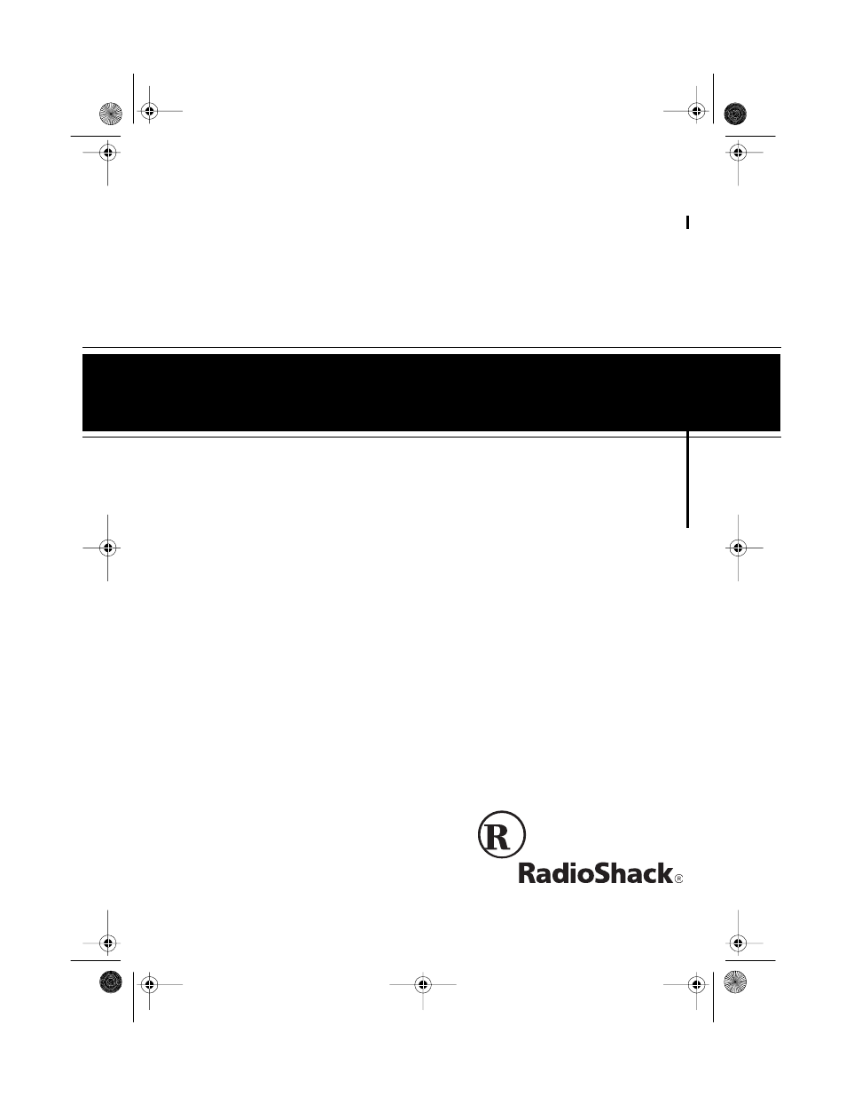 Radio Shack ET-1110 User Manual | 36 pages