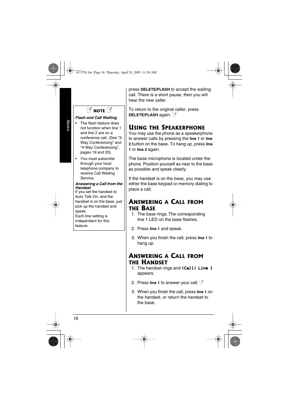 Radio Shack 43-3701 User Manual | Page 16 / 44