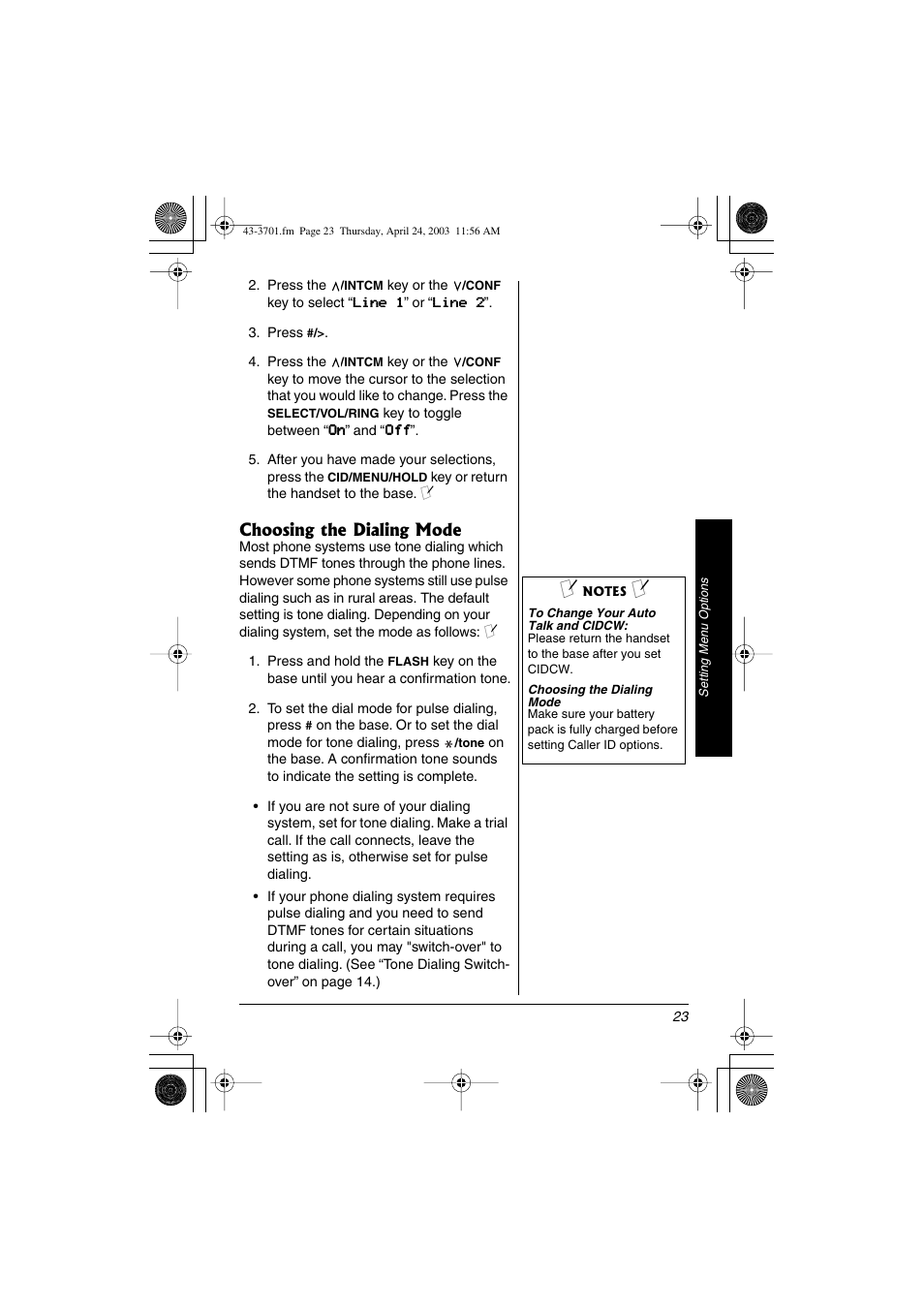 Radio Shack 43-3701 User Manual | Page 23 / 44