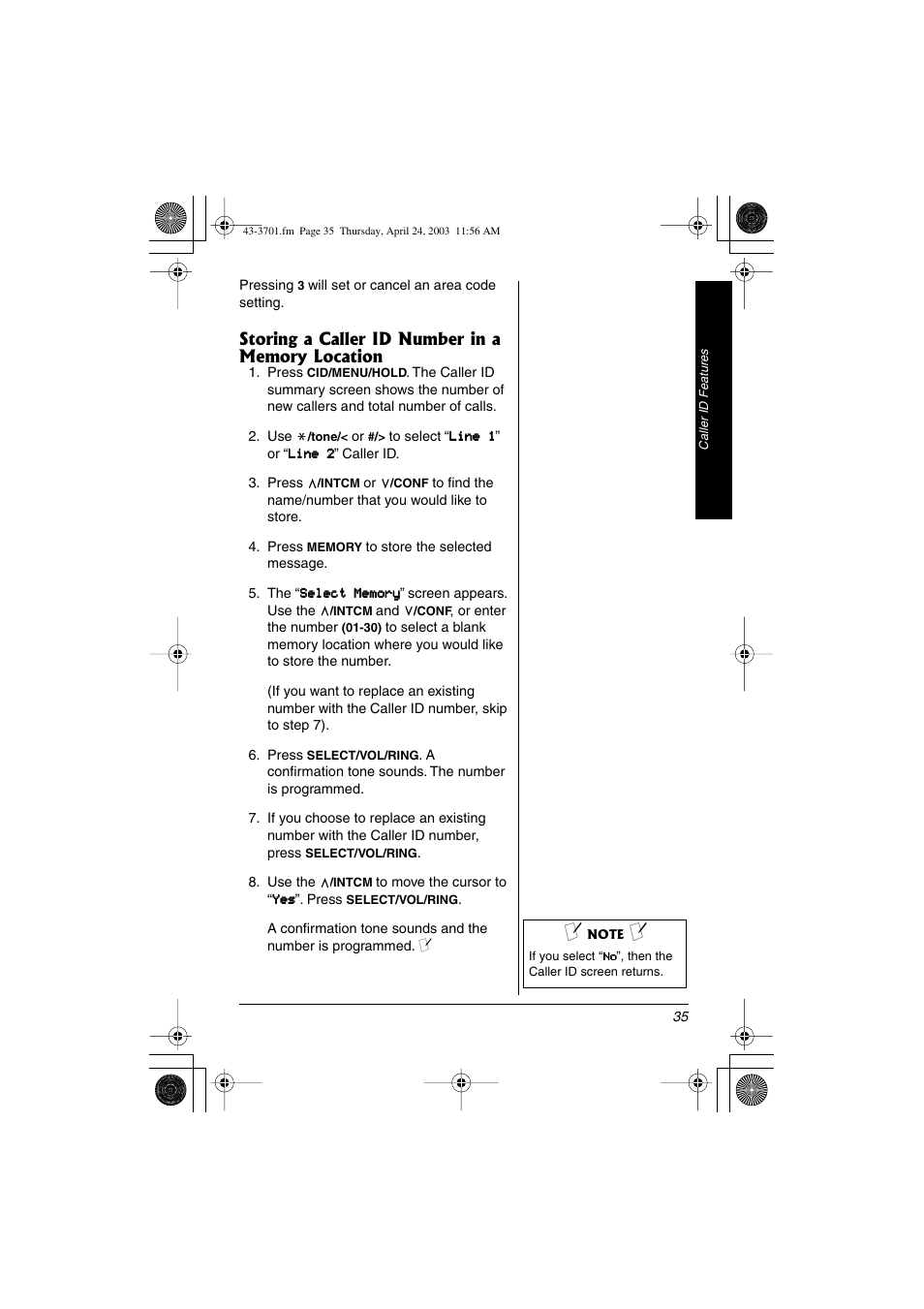 Radio Shack 43-3701 User Manual | Page 35 / 44