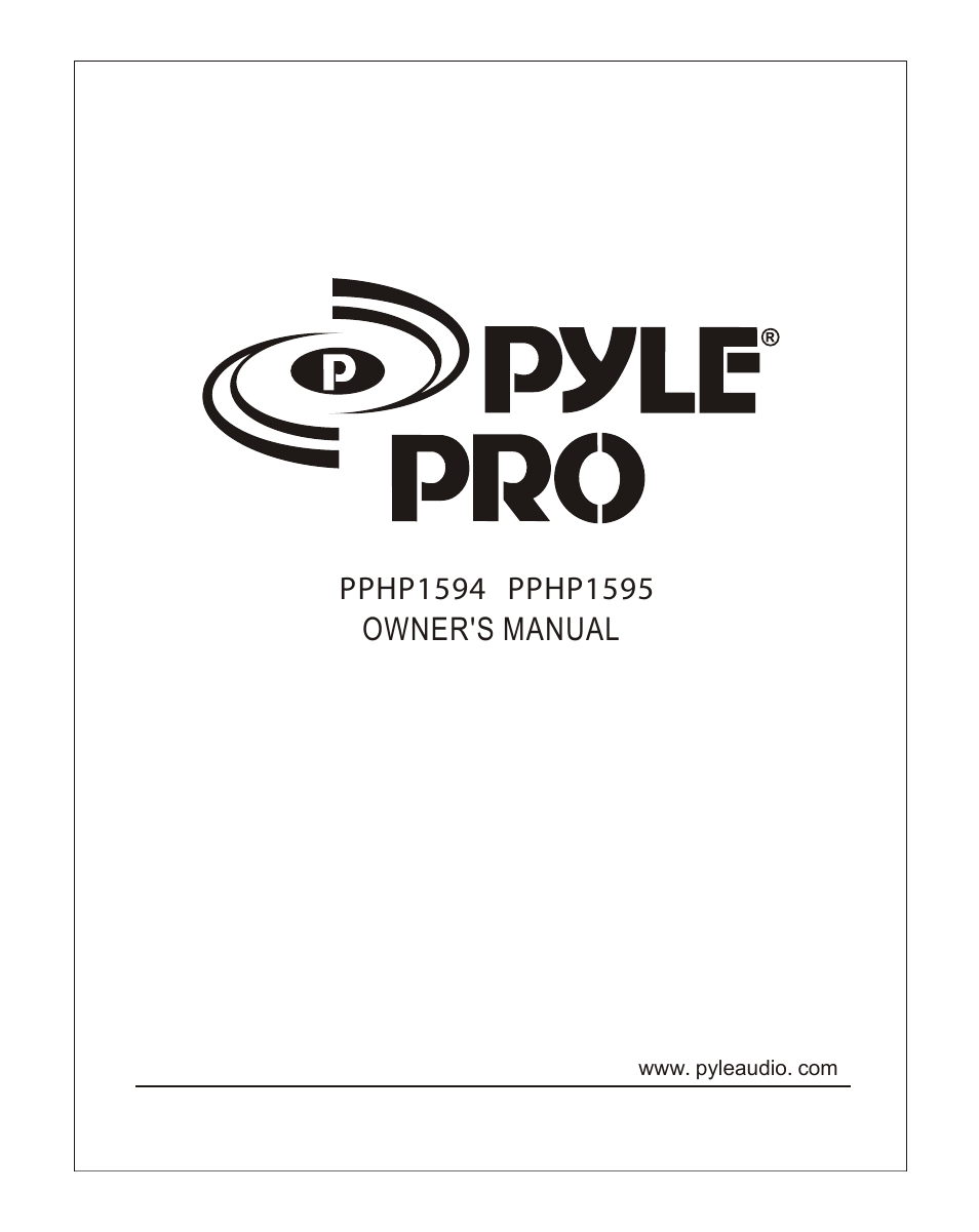 Radio Shack PPHP1595 User Manual | 7 pages