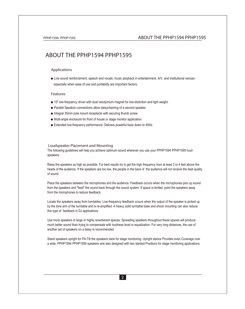 Т³гж 4 | Radio Shack PPHP1595 User Manual | Page 3 / 7