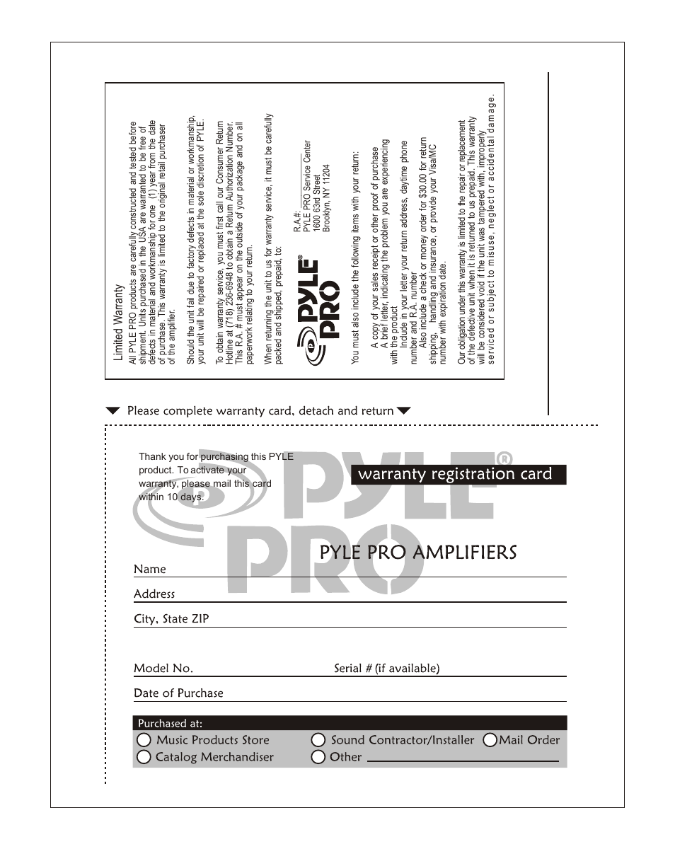 Т³гж 18, Lim ite d w ar ra nt y | Radio Shack PPHP1595 User Manual | Page 7 / 7