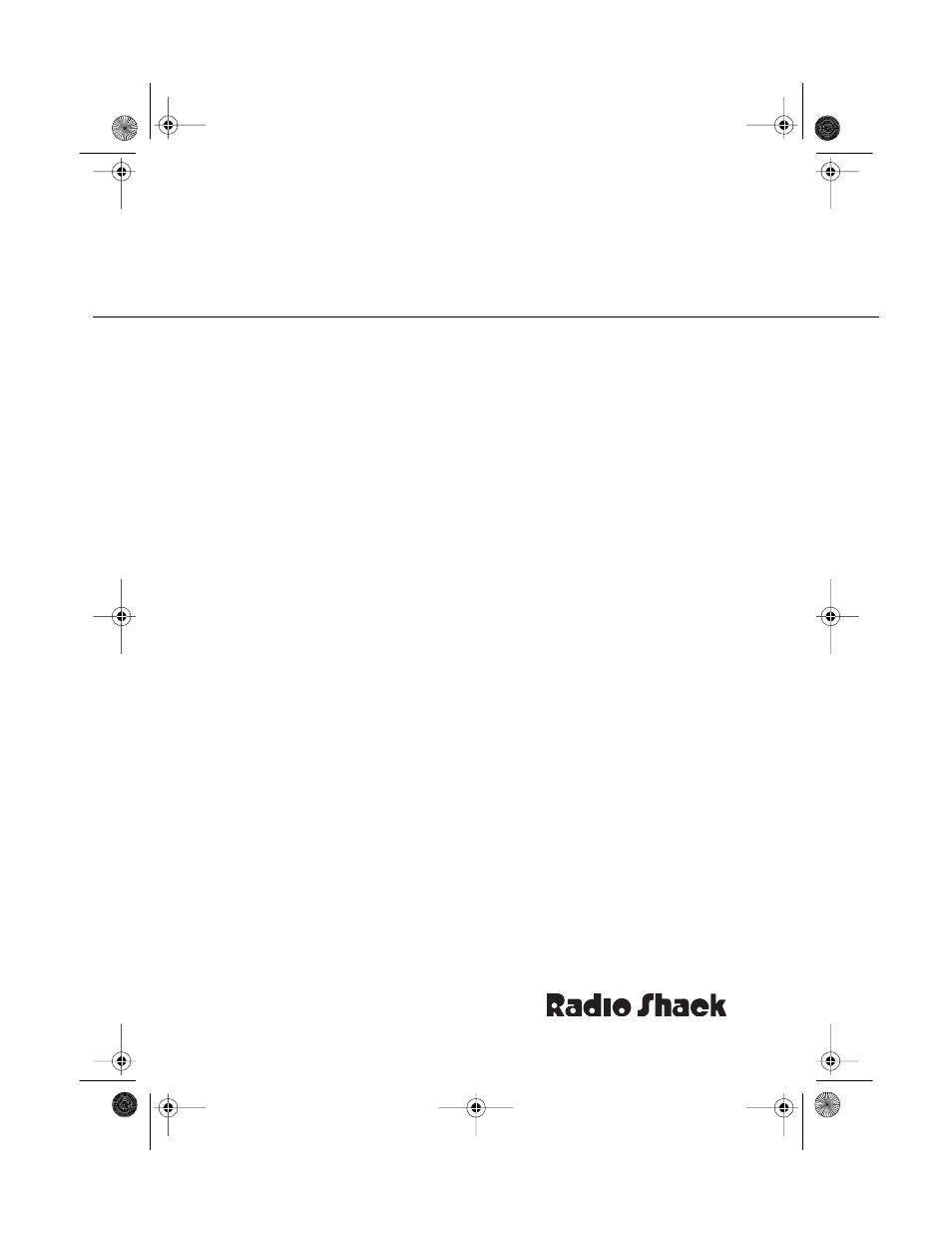 Radio Shack 43-1204 User Manual | 36 pages