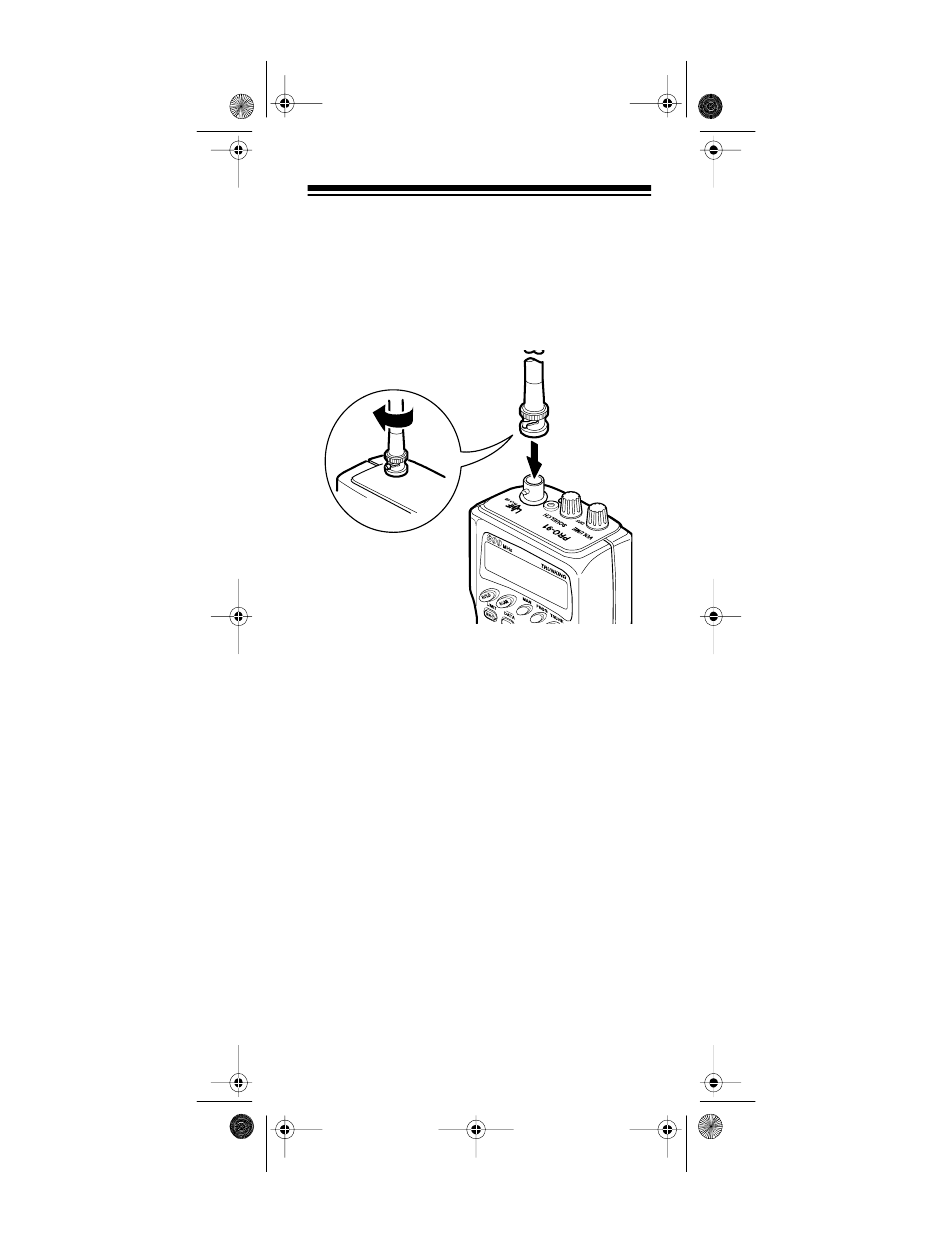 Connecting the antenna | Radio Shack PRO-91 User Manual | Page 15 / 72