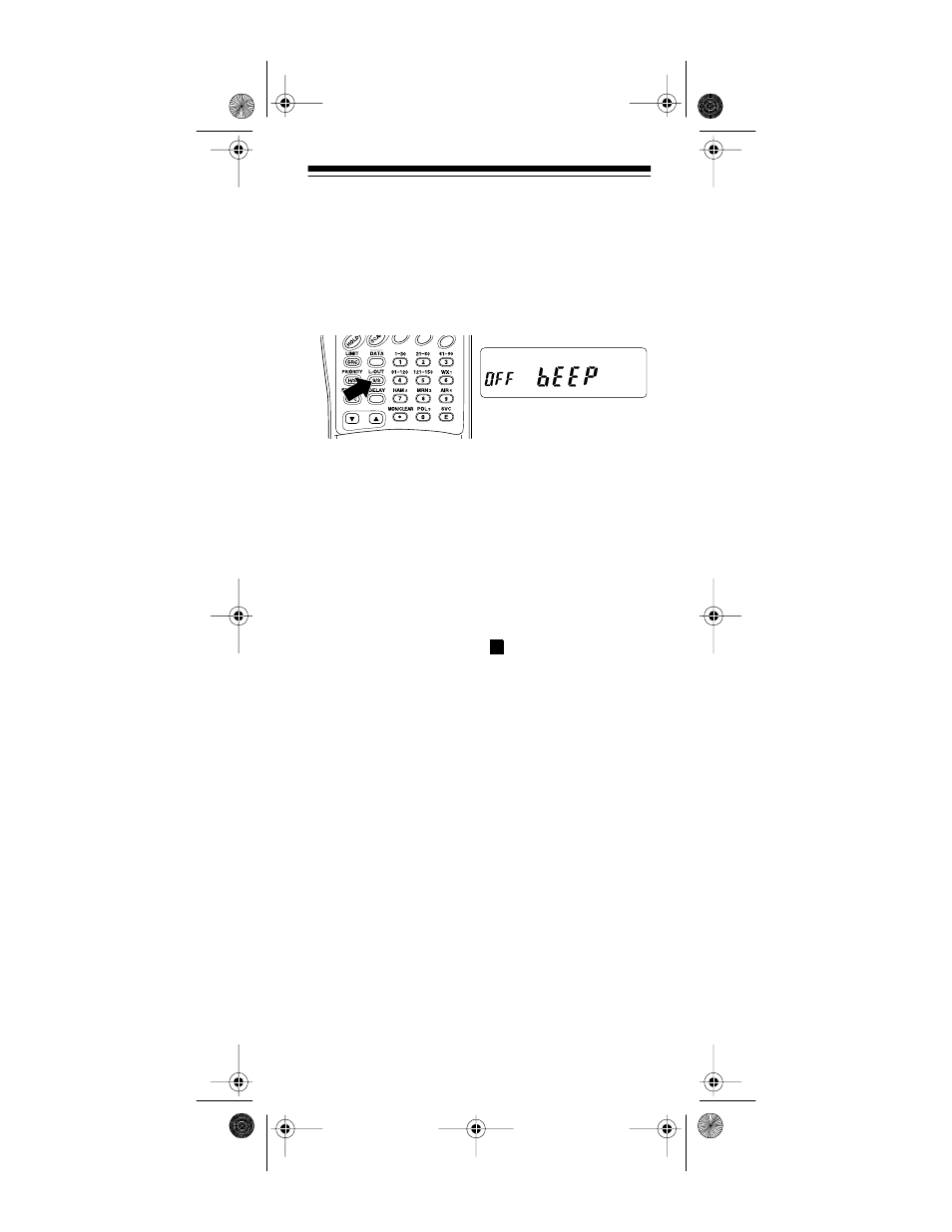 Turning the key tone off/on, Turning the battery save function off/on | Radio Shack PRO-91 User Manual | Page 37 / 72