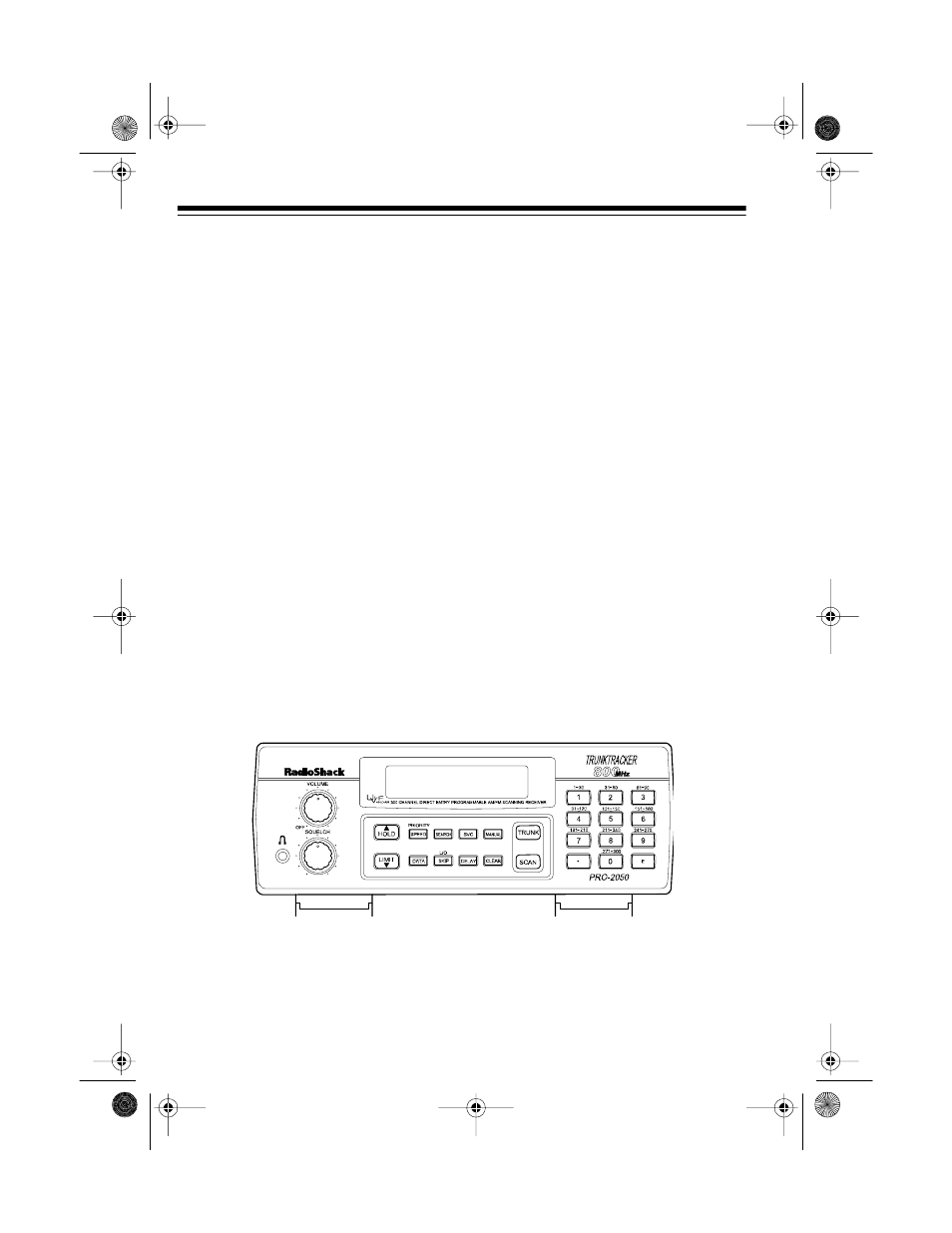 Understanding your scanner, A look at the front panel | Radio Shack PRO-2050 User Manual | Page 12 / 56