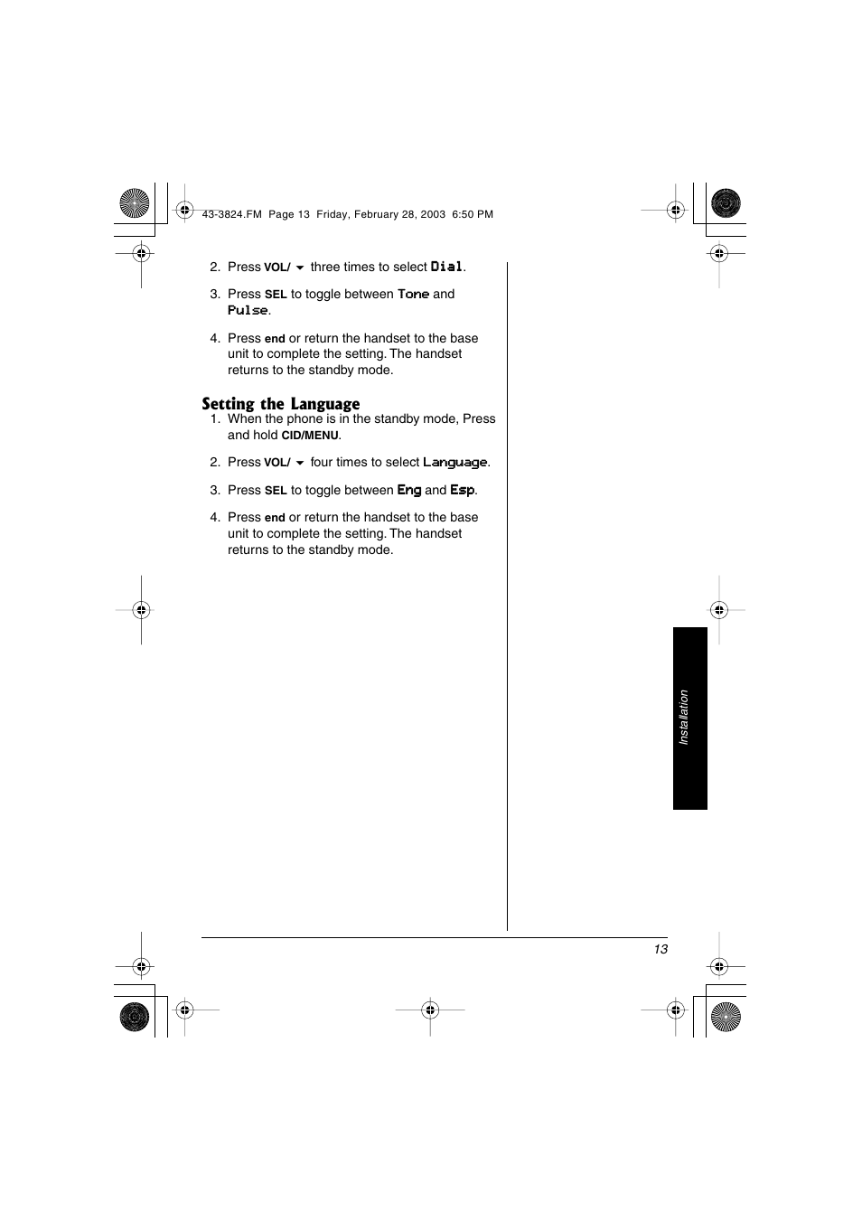 Radio Shack 43-3824 User Manual | Page 13 / 48