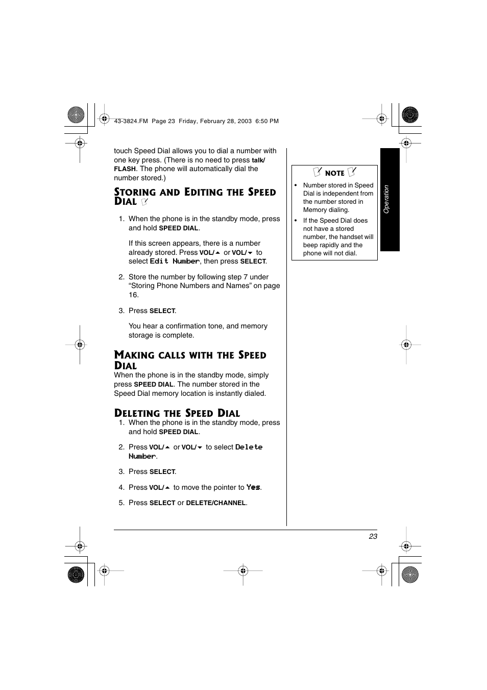 Radio Shack 43-3824 User Manual | Page 23 / 48