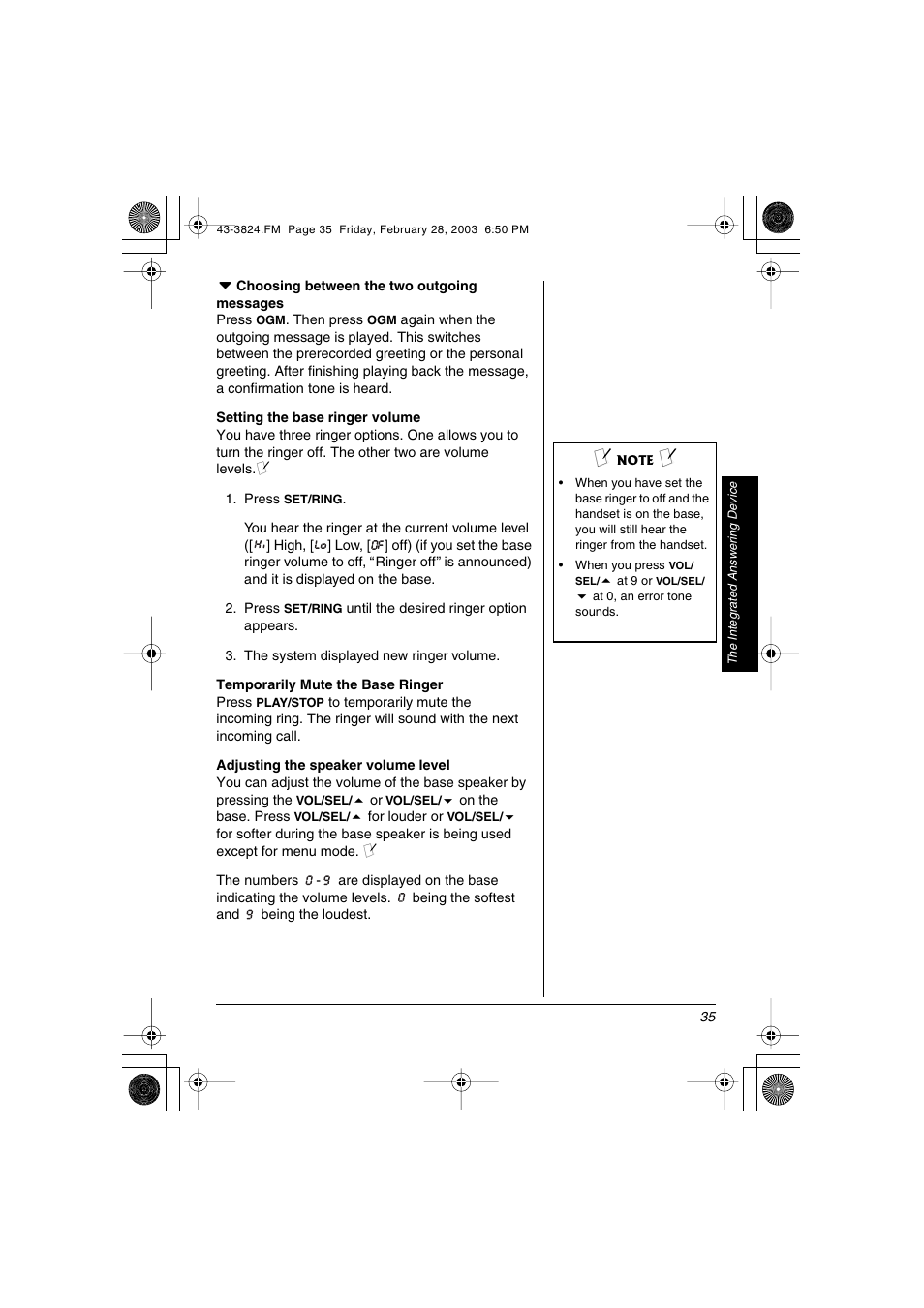 Radio Shack 43-3824 User Manual | Page 35 / 48