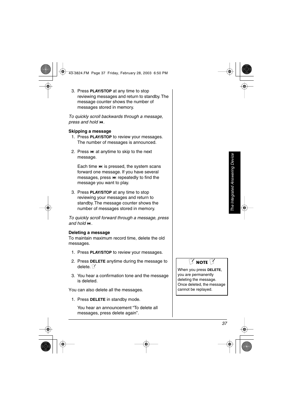 Radio Shack 43-3824 User Manual | Page 37 / 48