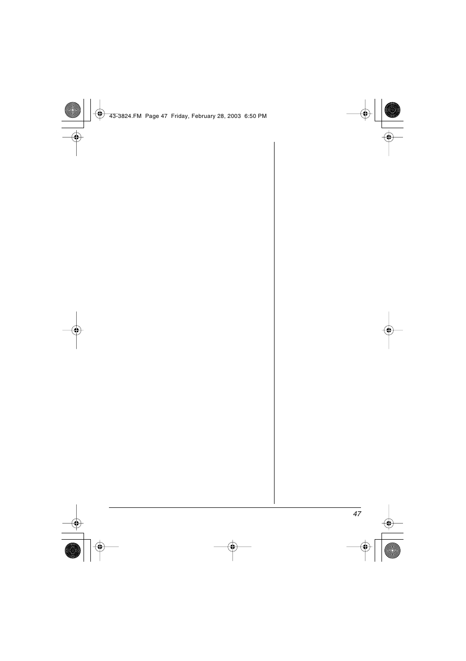 Radio Shack 43-3824 User Manual | Page 47 / 48