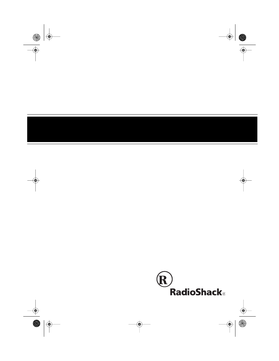 Radio Shack RT-551 User Manual | 24 pages