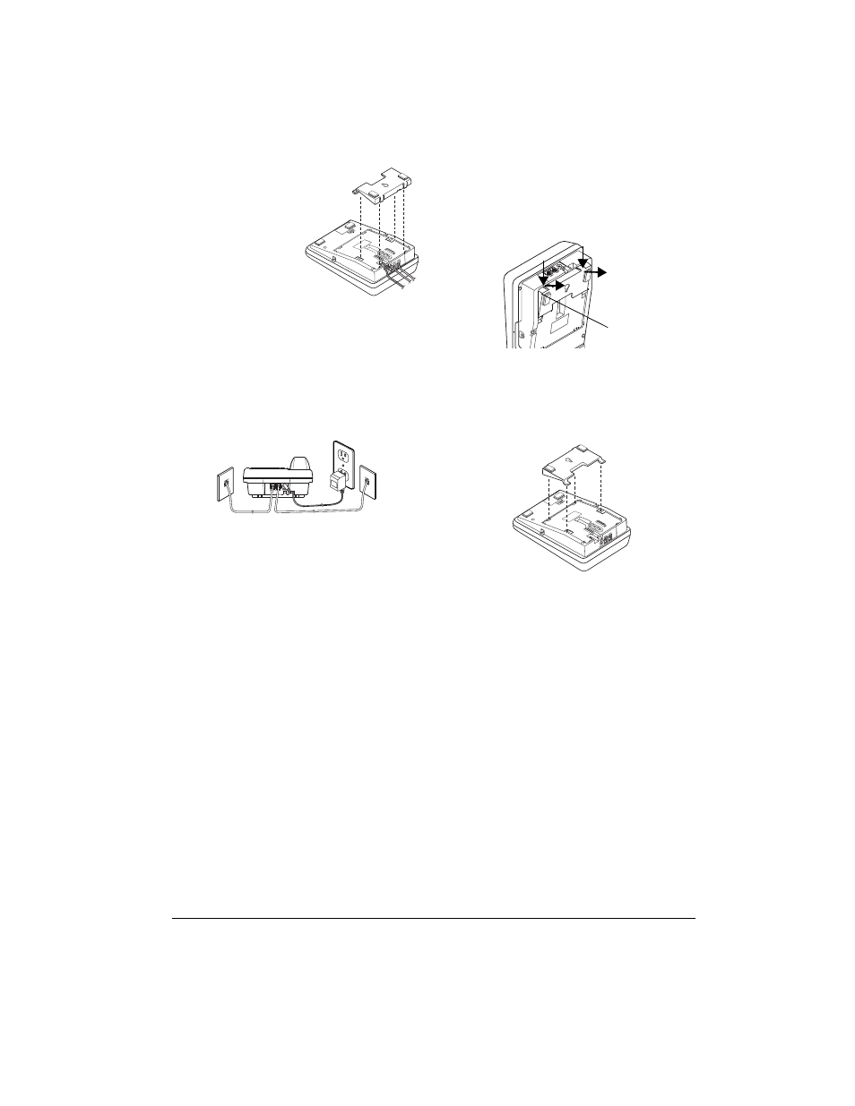On a wall or wall plate | Radio Shack 4-Line System Speakerphone with Caller ID and Headset Jack User Manual | Page 9 / 28