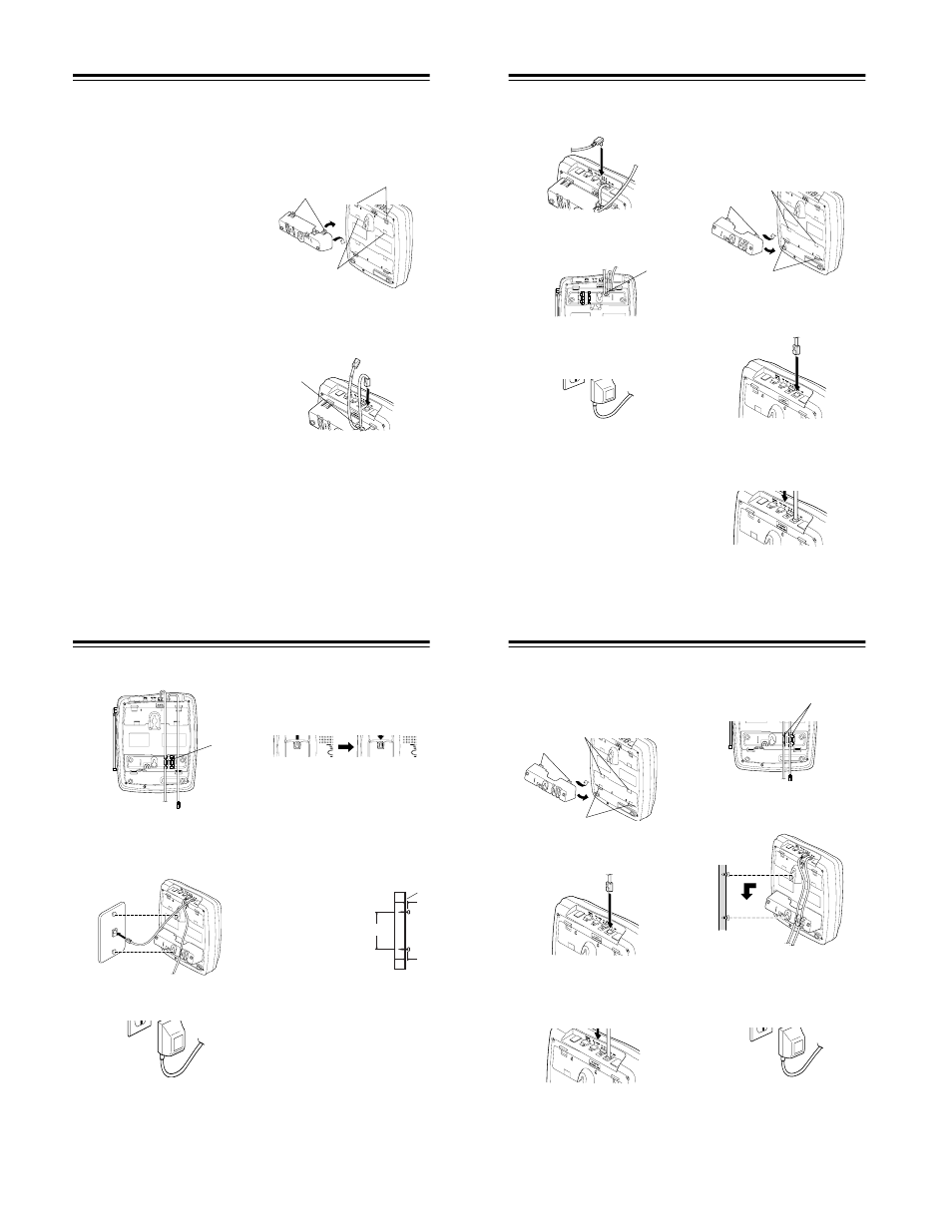 Installation, Mounting the phone | Radio Shack TAD-794 User Manual | Page 3 / 11