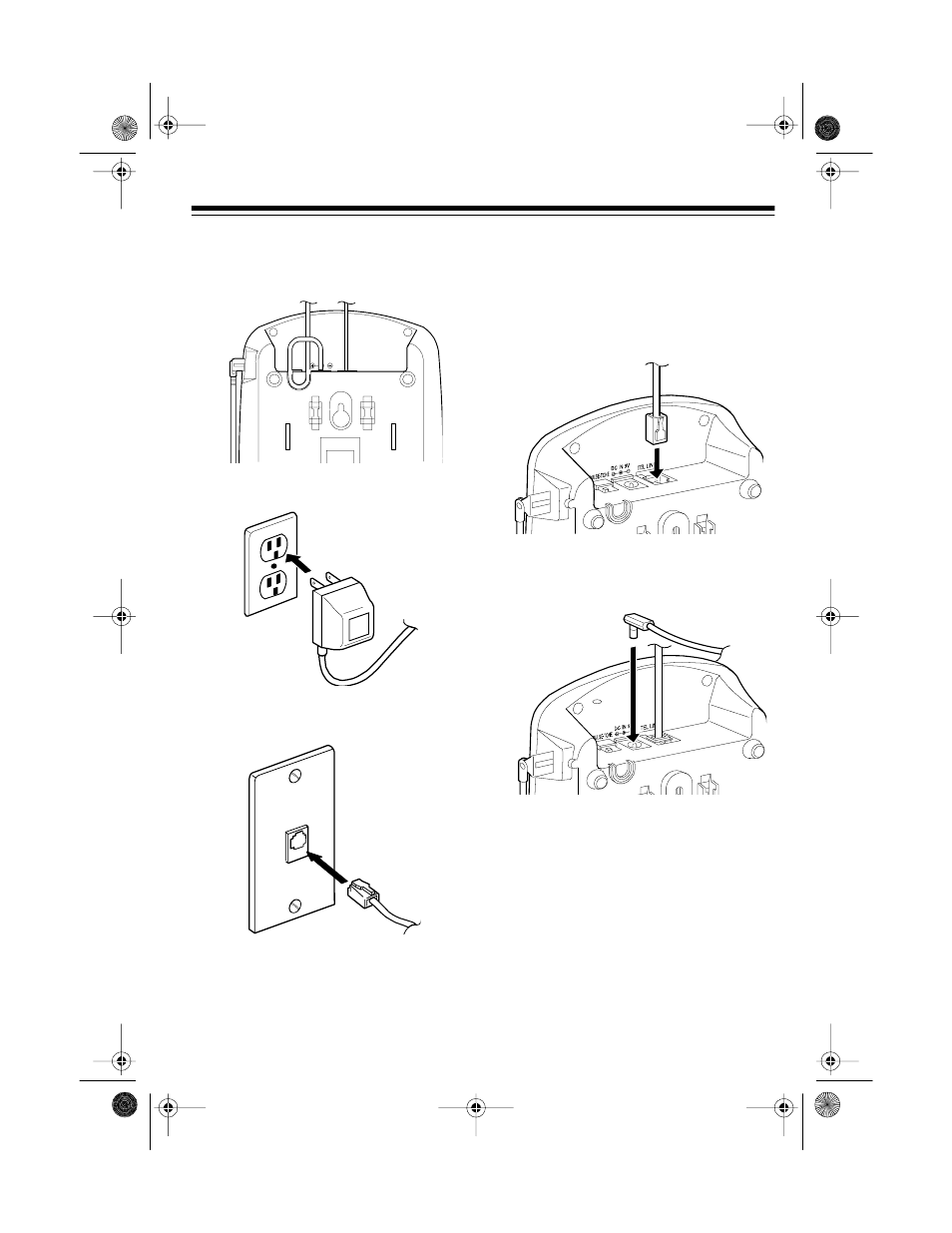 Mounting the base on a wall plate | Radio Shack ET-554 User Manual | Page 7 / 24