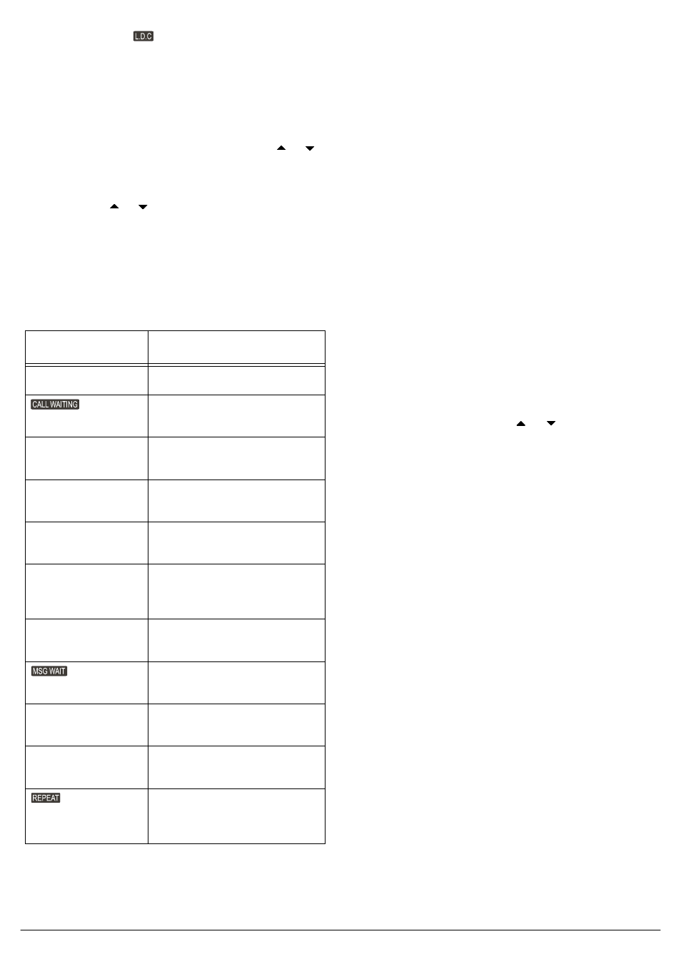 Reviewing call records, Displayed call information deleting calls, Using callback | Radio Shack CID-944 User Manual | Page 4 / 6