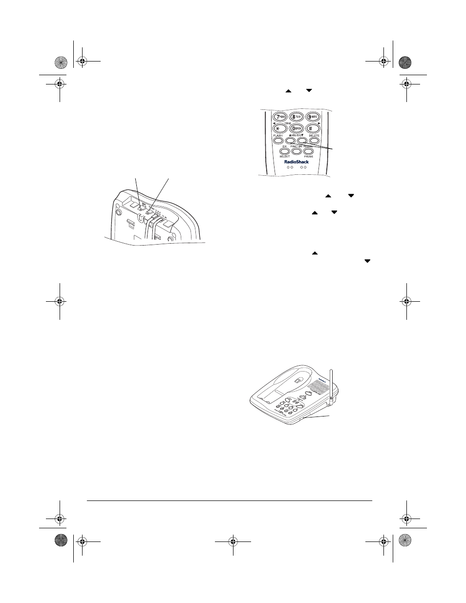 Turning the base’s ringer on and off, Setting the handset’s ringer tone/volume, Setting the number of rings | Radio Shack 900 MHz User Manual | Page 12 / 32