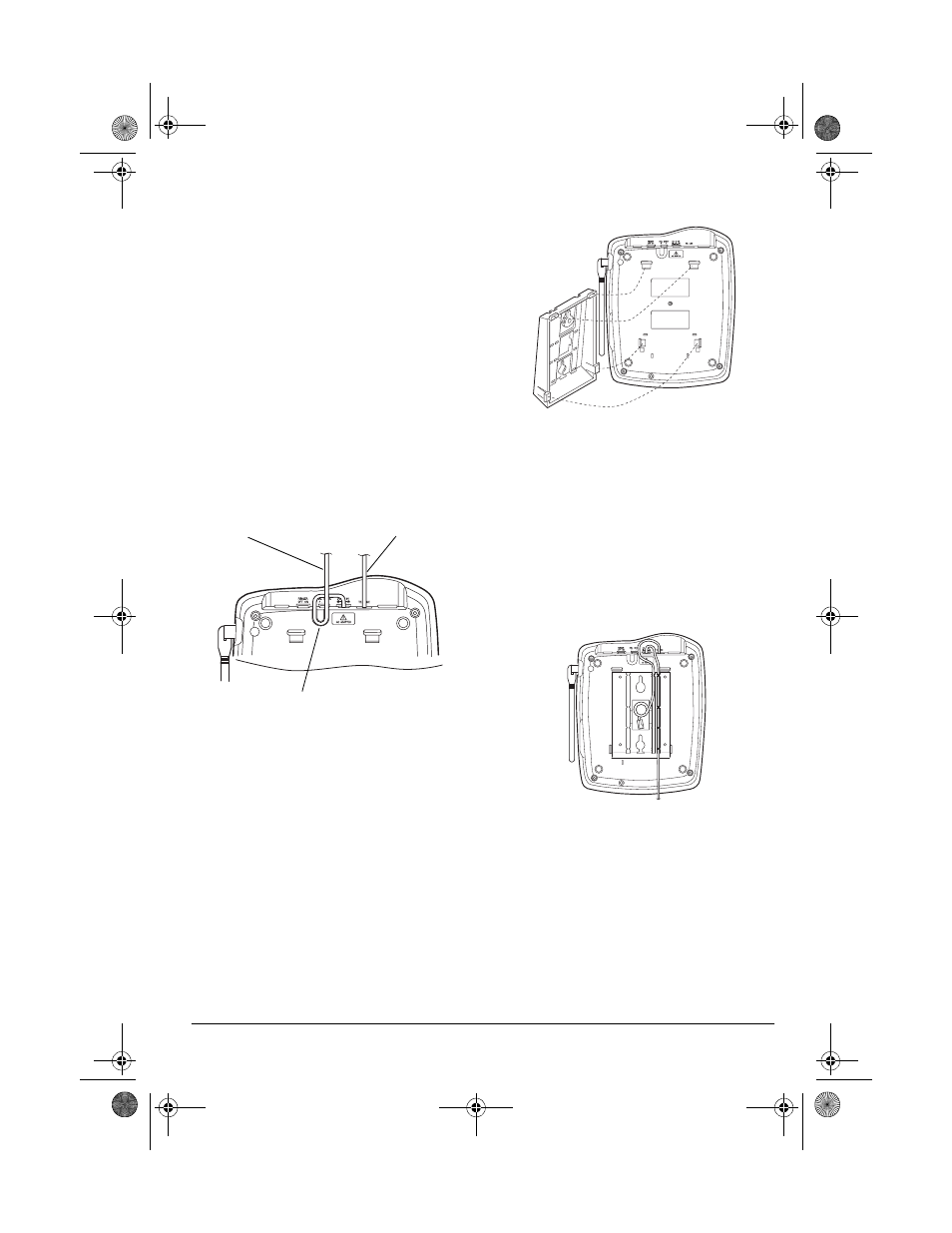 On a desk top, On a wall plate or wall | Radio Shack 900 MHz User Manual | Page 9 / 32