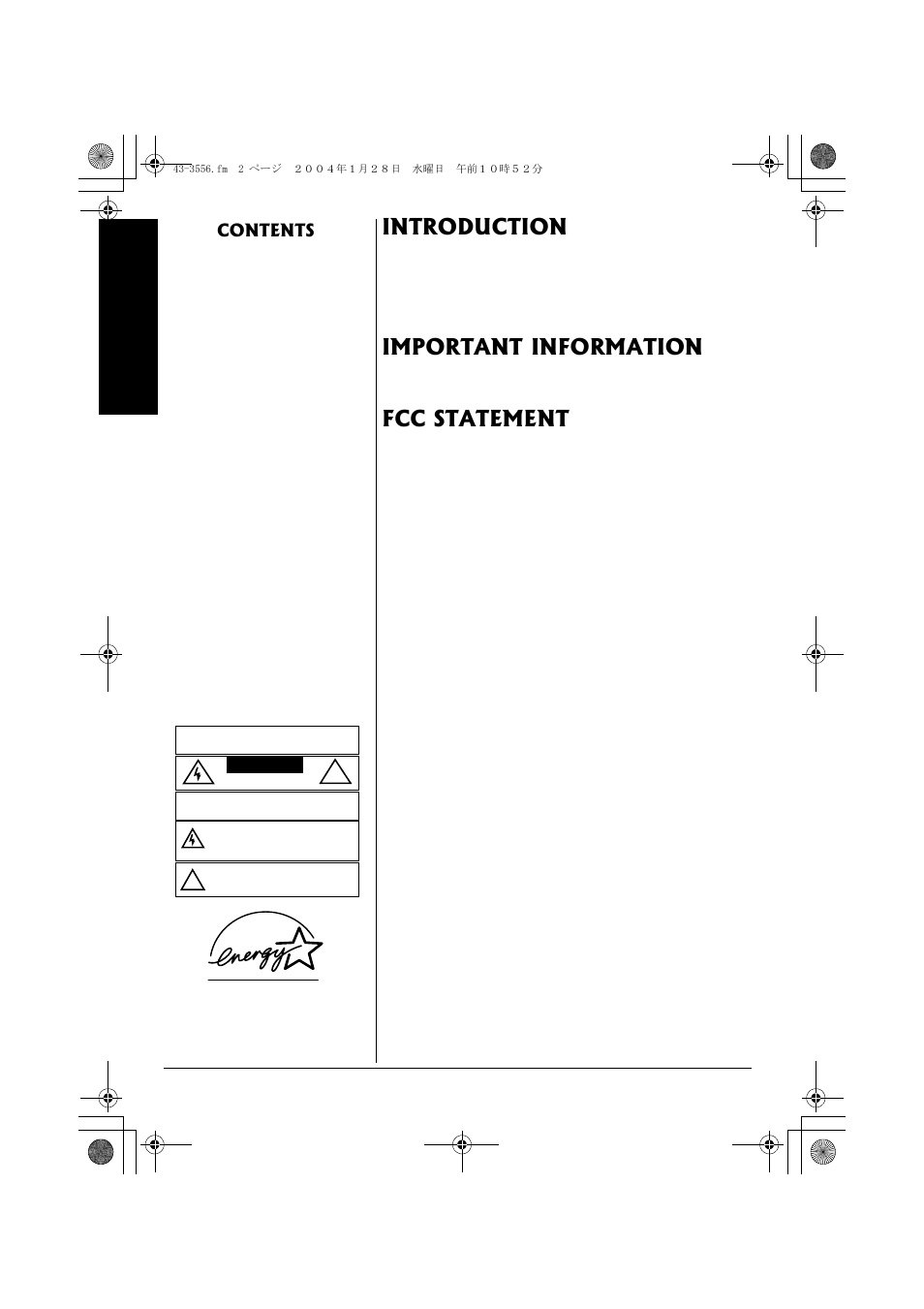 Radio Shack 43-3546 User Manual | Page 2 / 12