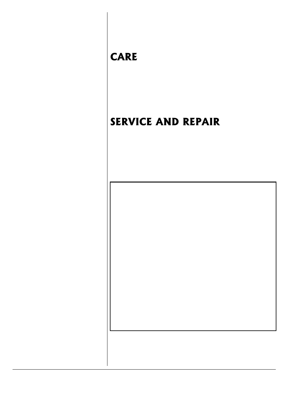 Care service and repair | Radio Shack ET-1755 User Manual | Page 12 / 12