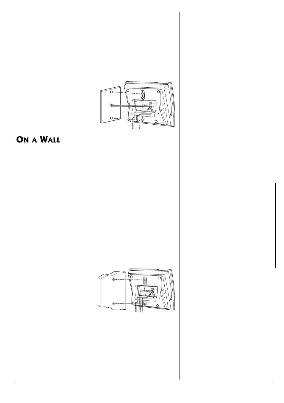 On a wall | Radio Shack ET-1755 User Manual | Page 5 / 12