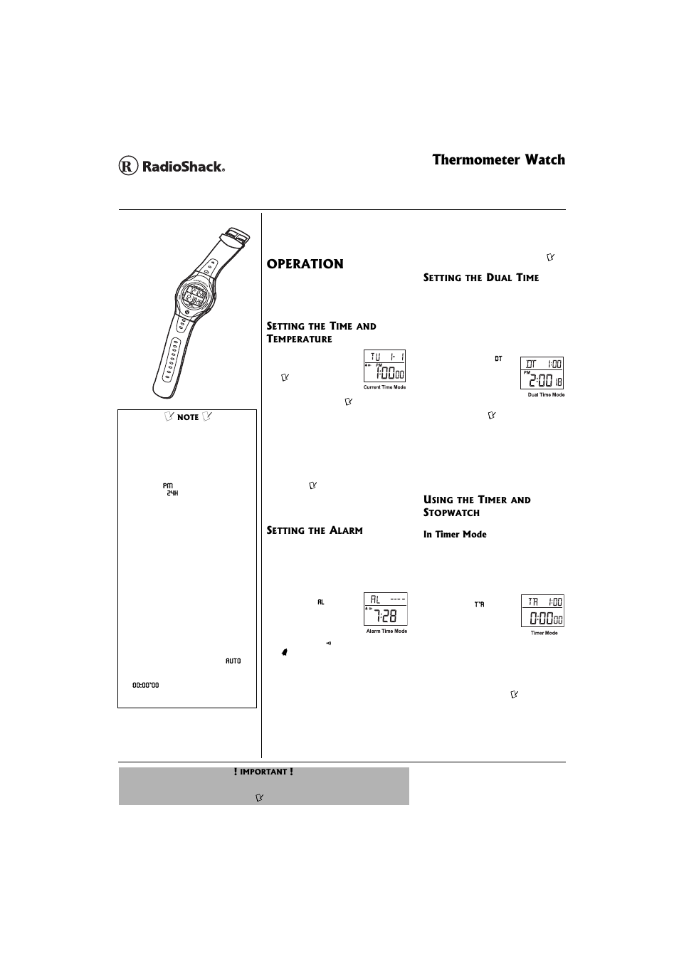 Radio Shack 63-5048 User Manual | 2 pages