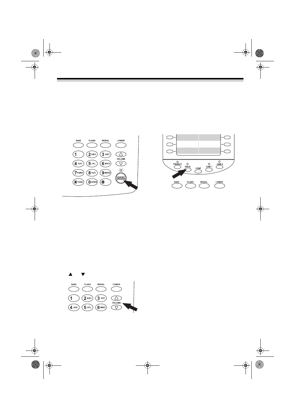 Adjusting the volume, Using hold, Switching between the handset and the speakerphone | Radio Shack ET-469 User Manual | Page 13 / 24