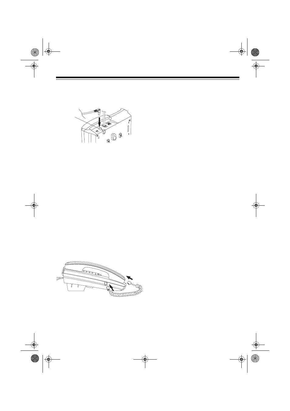 Connecting the handset cord | Radio Shack ET-469 User Manual | Page 9 / 24