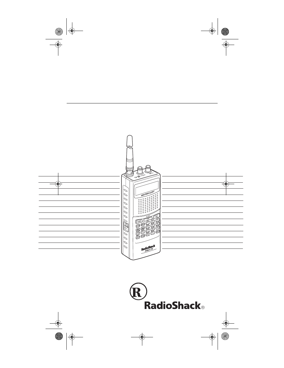 Radio Shack PRO-79 User Manual | 52 pages