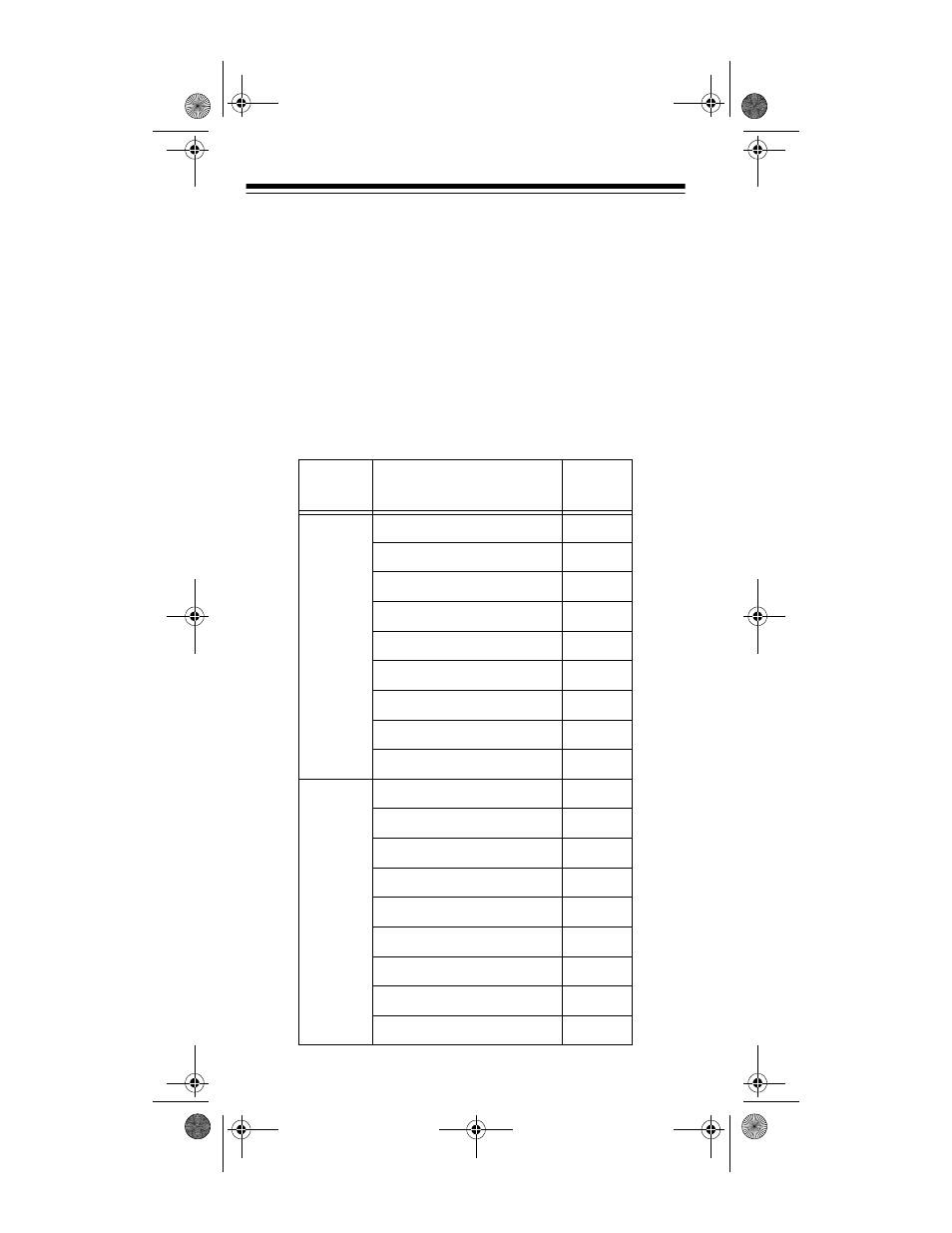 Service banks | Radio Shack PRO-79 User Manual | Page 20 / 52