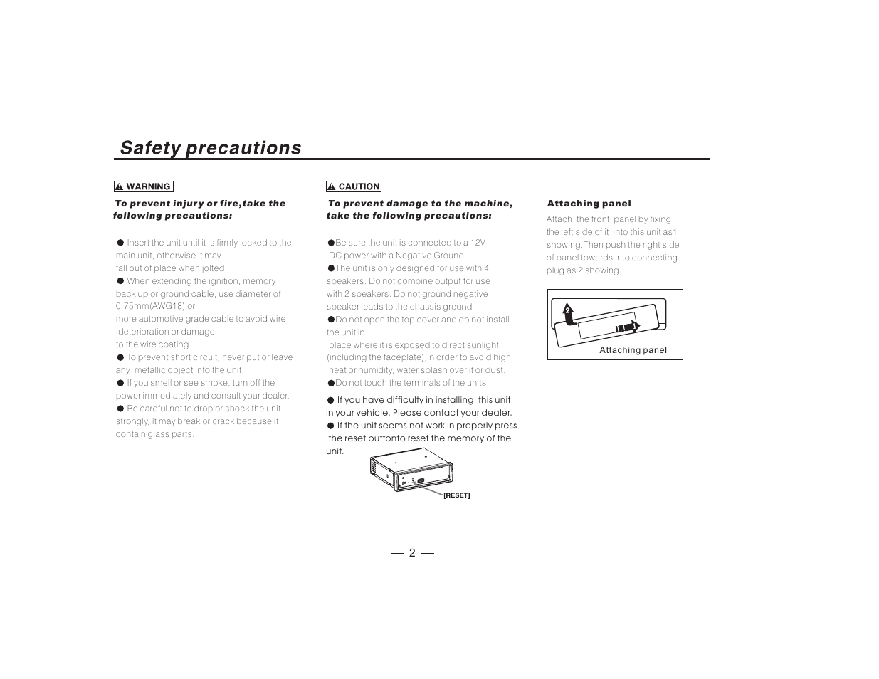 Radio Shack PLCD41MP User Manual | Page 3 / 15