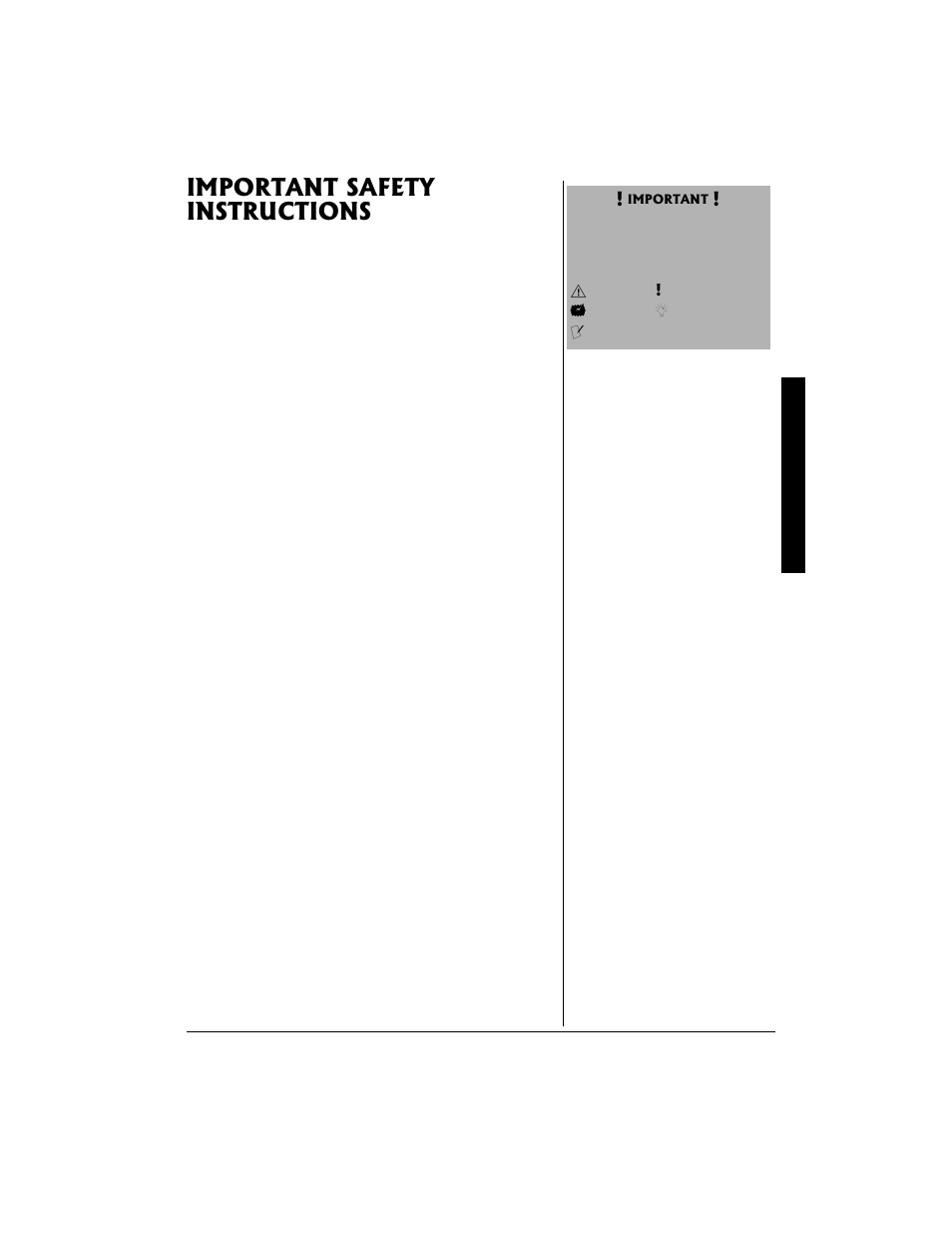 Important safety instructions | Radio Shack 43-683 User Manual | Page 3 / 28