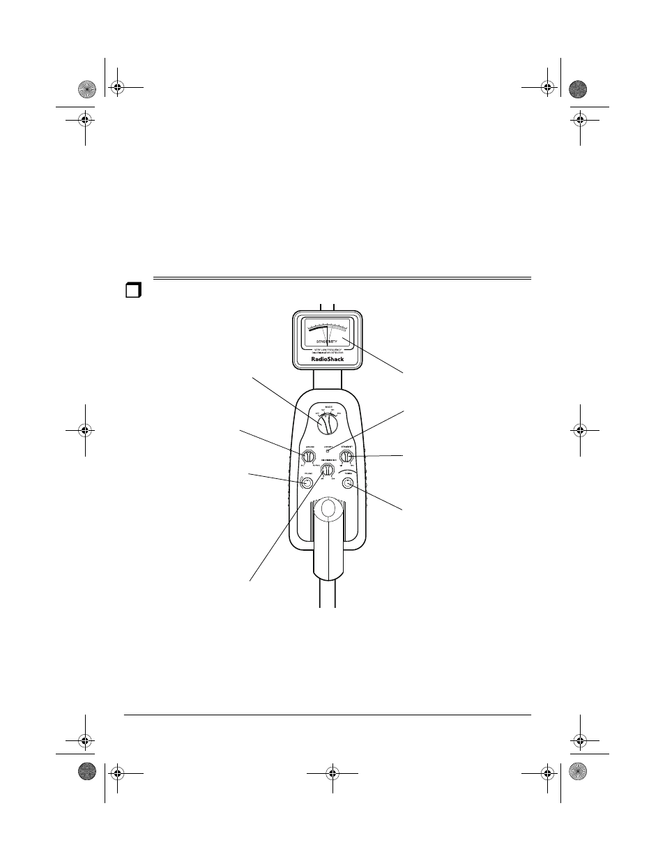 A quick look at your metal detector | Radio Shack 63-3013 User Manual | Page 6 / 12