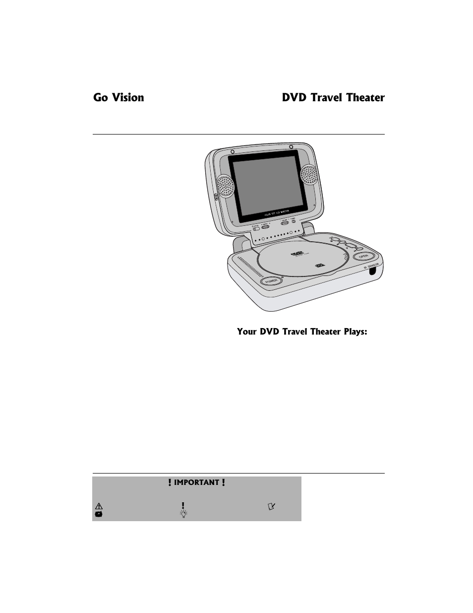 Radio Shack Go Vision 16-3255 User Manual | 28 pages
