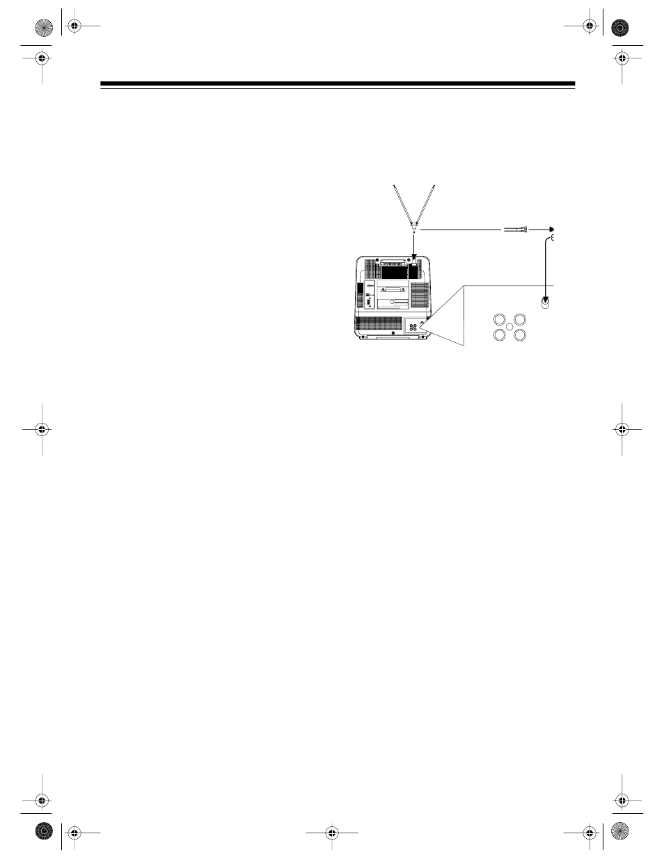 Connections, Choosing a location, Connecting the supplied antenna | Radio Shack 28 User Manual | Page 11 / 44