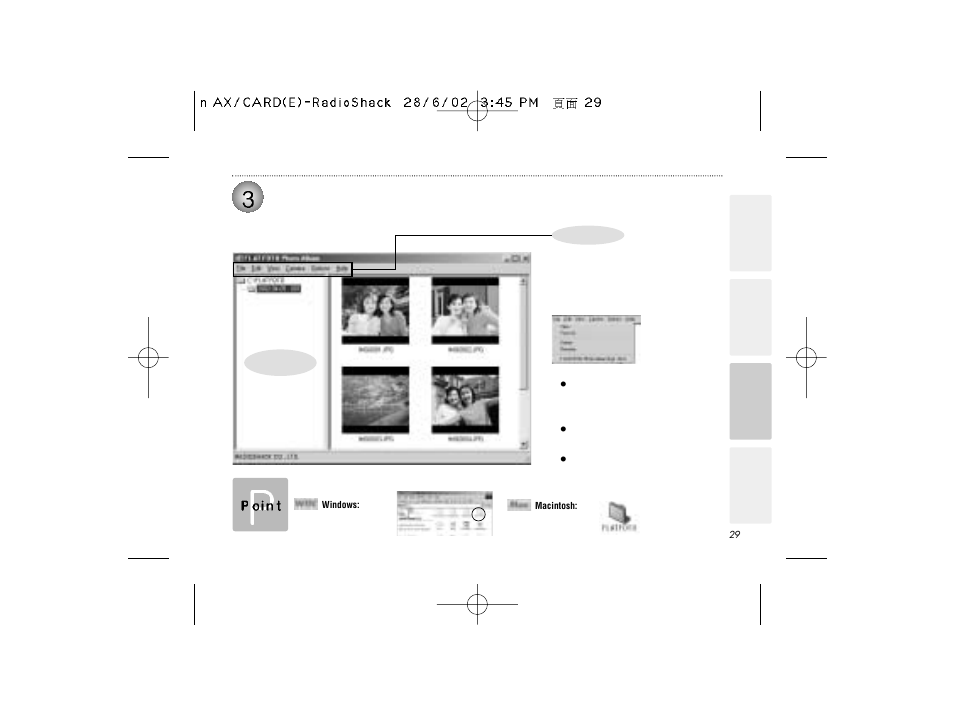 Radio Shack B-020405 User Manual | Page 29 / 52