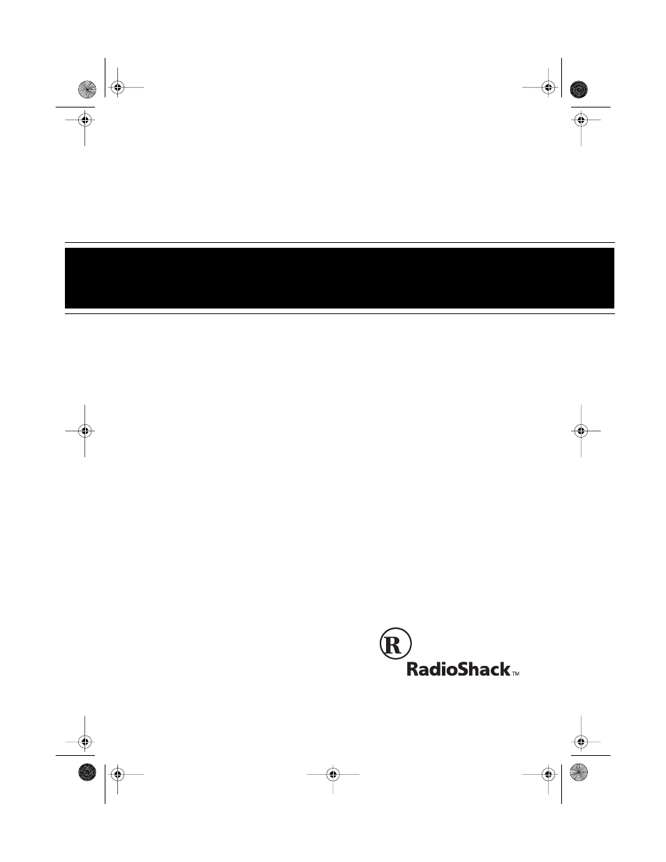 Radio Shack ET-542 User Manual | 20 pages