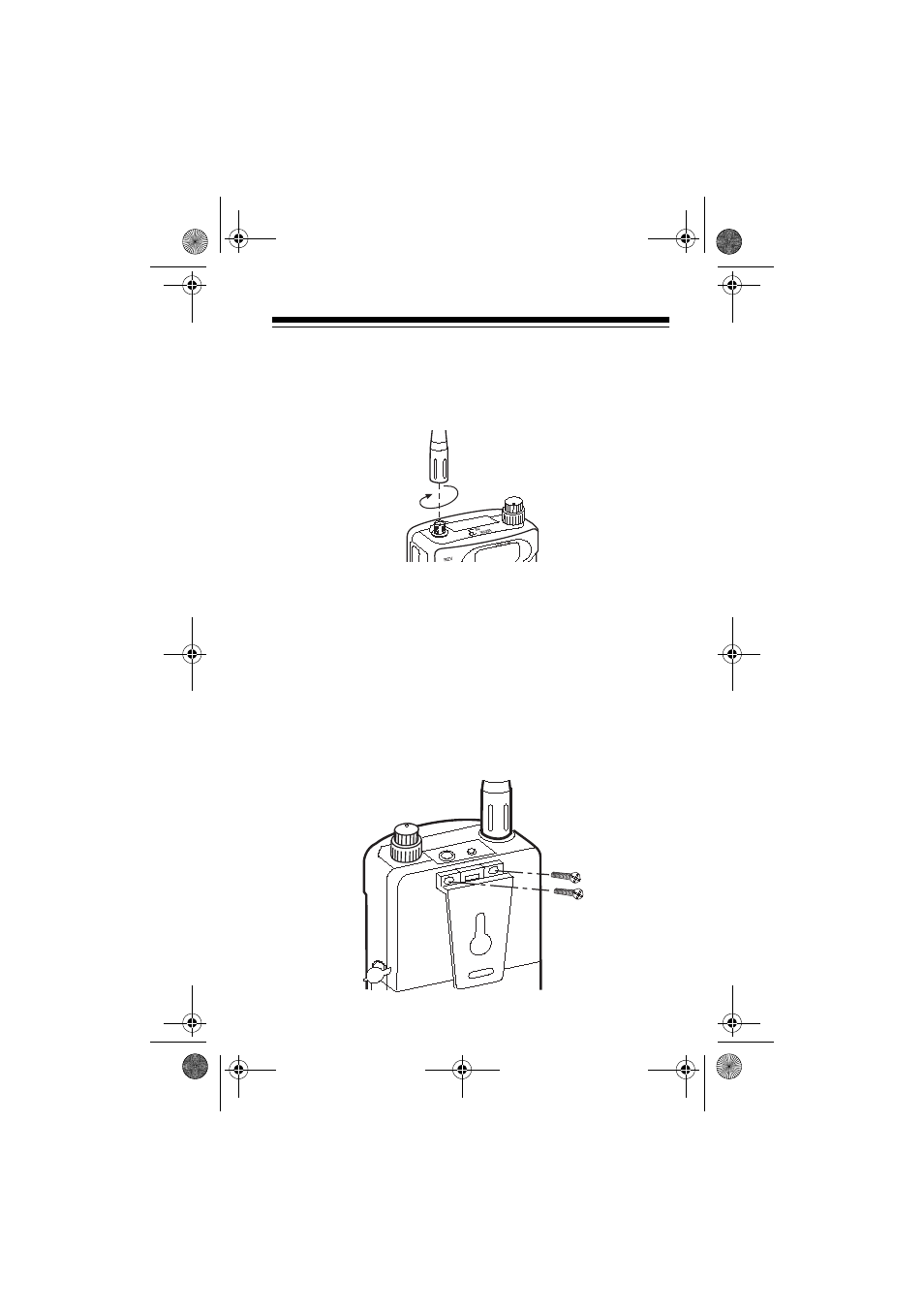 Connecting the antenna, Attaching the belt clip | Radio Shack HTX-200 User Manual | Page 13 / 48