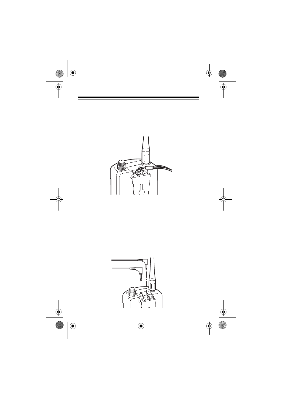 Attaching the wrist strap, Connecting a microphone/ speaker | Radio Shack HTX-200 User Manual | Page 14 / 48