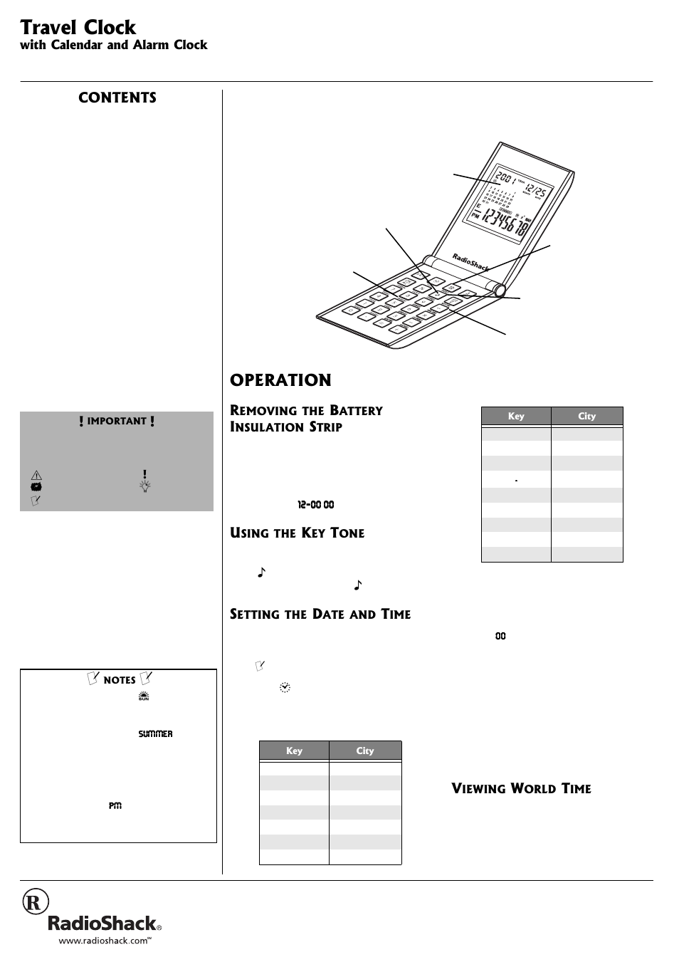 Radio Shack 65-792 User Manual | 4 pages