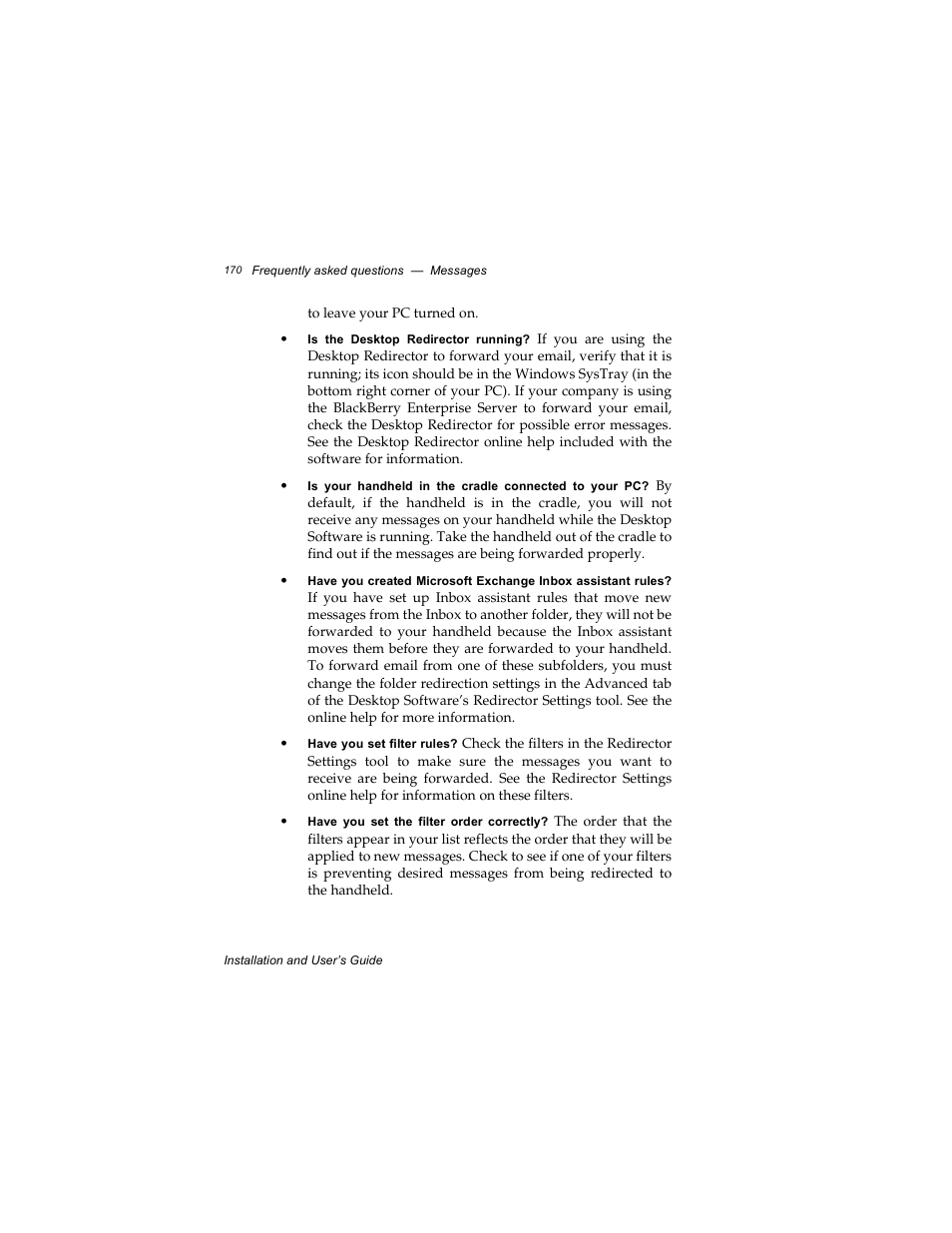 Radio Shack RIM 850 User Manual | Page 170 / 204