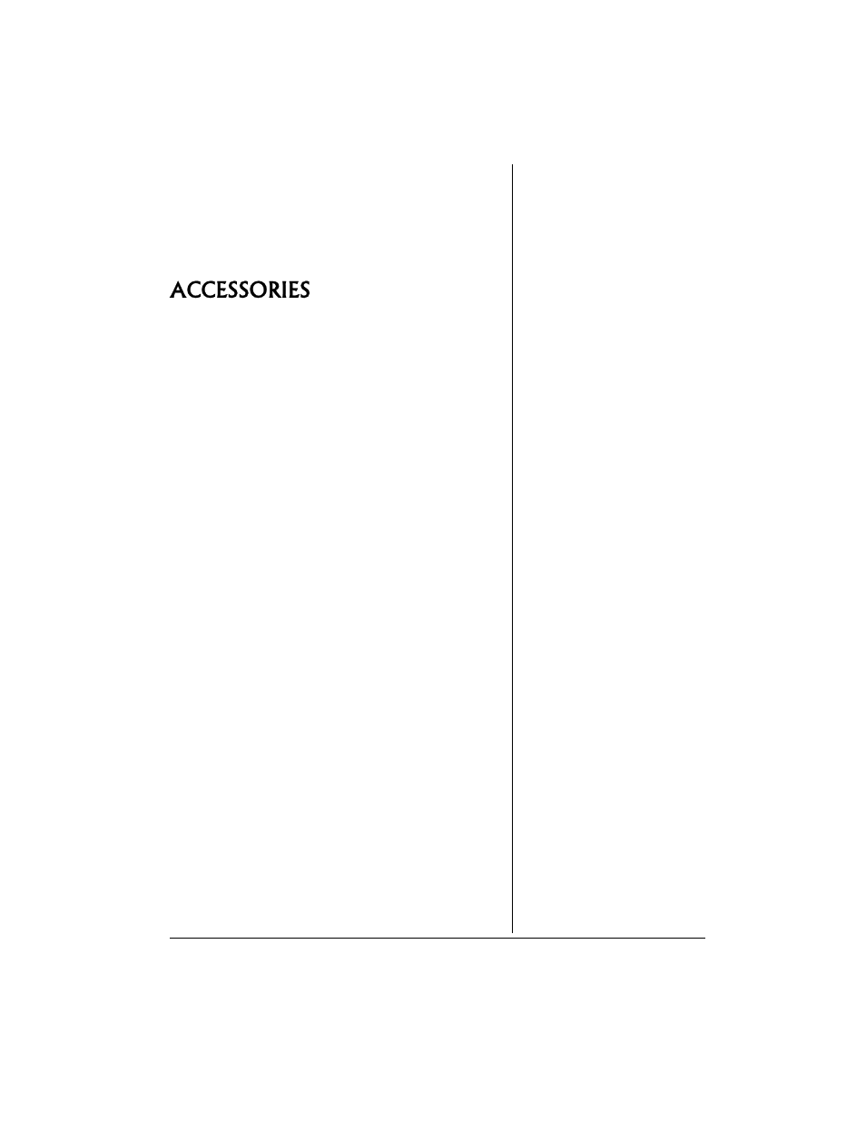 Accessories | Radio Shack TRC521 CB User Manual | Page 15 / 16