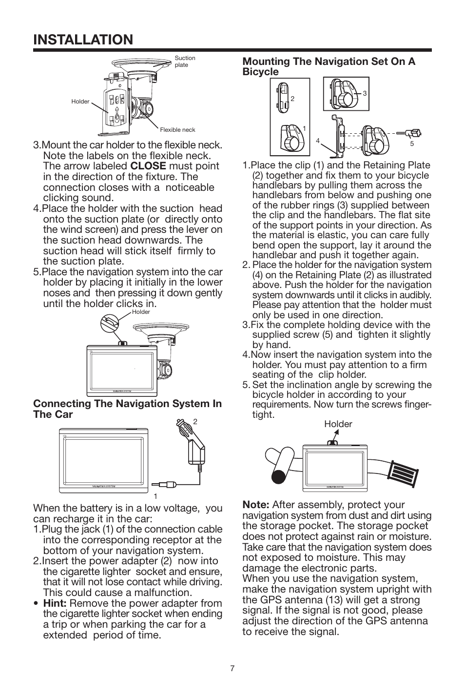 Installation | Radio Shack PLNV430 User Manual | Page 7 / 12