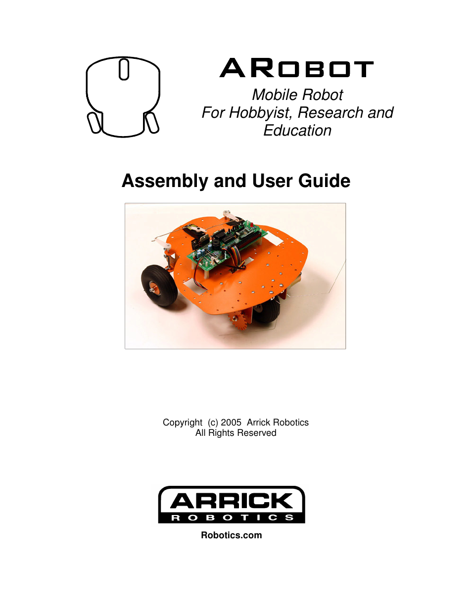 Radio Shack Mobile Robot User Manual | 54 pages