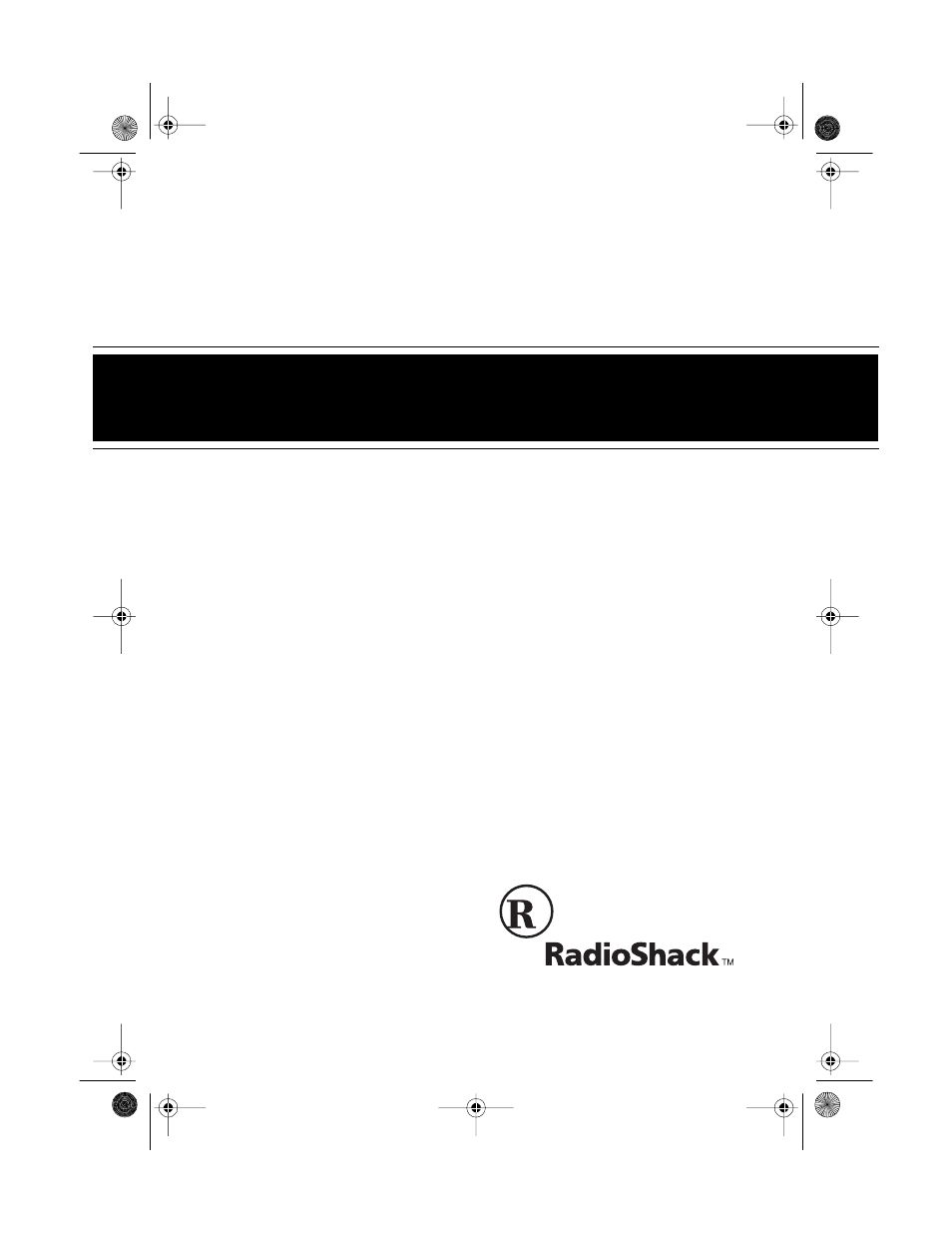 Radio Shack ET-543 User Manual | 20 pages